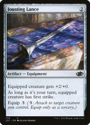 1x Jousting Lance NM Eng MTG - Jumpstart 2022