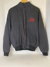 Masters Apparel Vintage Coca Cola Full Zip Jacket Lined Mens XL Black USA RARE