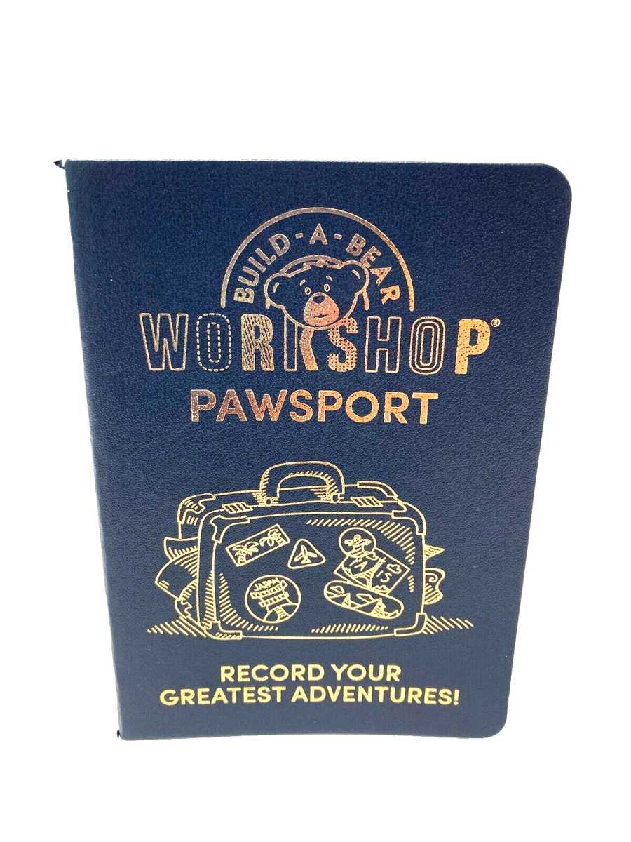 Build a Bear PAWSPORT Bear Passport Book, BAB 131206 | eBay