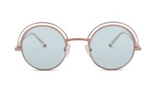 Carin Korea Brand New Jeans Browline Clear/Green Round Sunglasses Benila C4