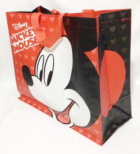 Disney Mickey Mouse Reusable Shopping Bag For Life Water Resistant Fun Gift Bag - Picture 2 of 7