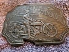 Harley Davidson Belt Buckle Bottle Opener Vintage