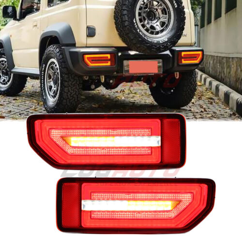 For Suzuki Jimny 2019-2023 LED Tail Light Assembly Driving Brake Lamp with Turn - Picture 1 of 8