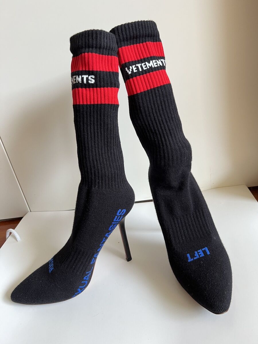 Vetements Knit Sock Boots Heels size EU 37 | eBay Vetements Knit Sock Boots Heels size EU 37 | eBay