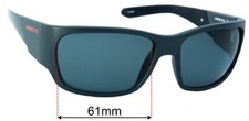 SFx Replacement Sunglass Lenses fits Arnette Lil' Snap AN4324 - 61mm Wide