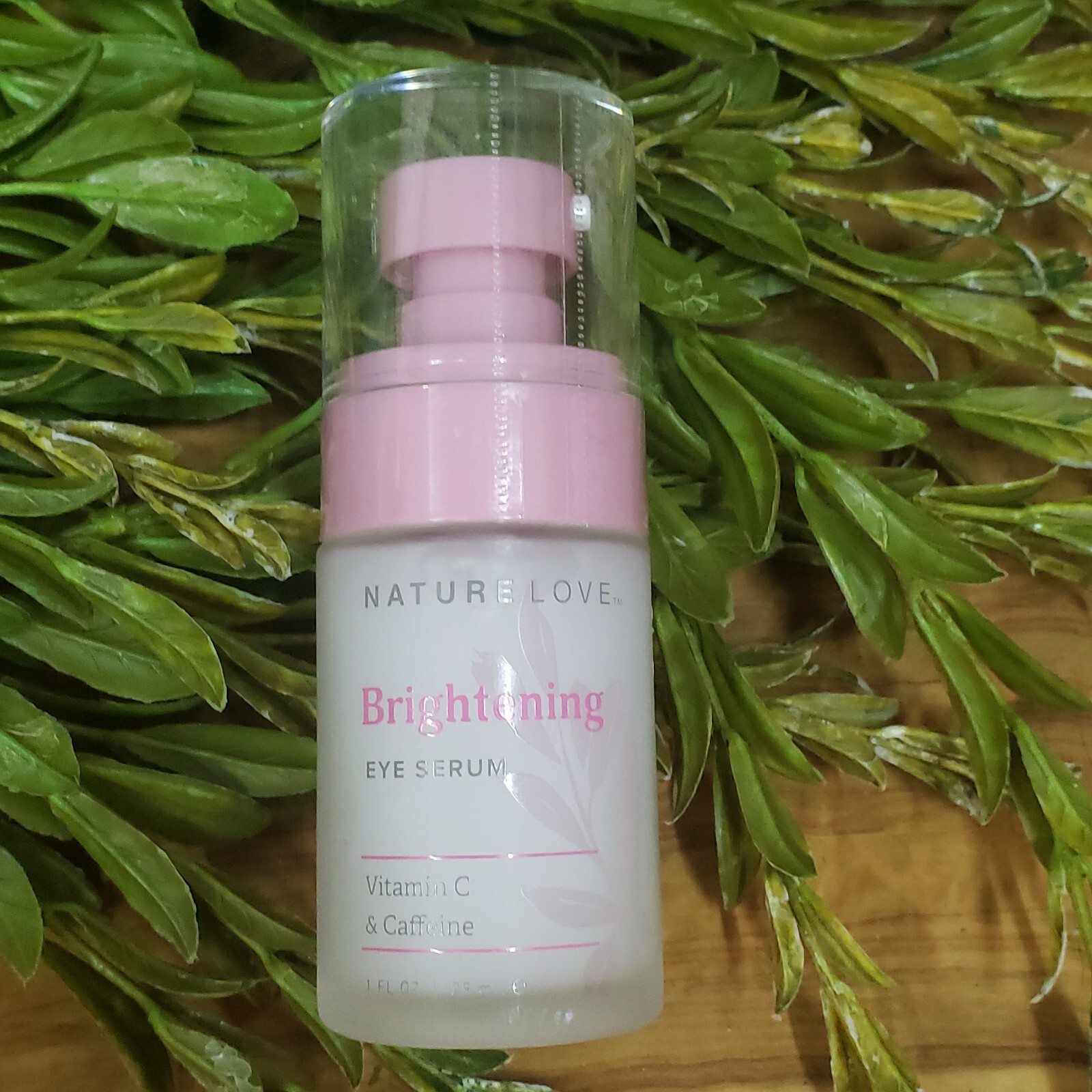 Nature Love BRIGHTENING EYE SERUM Vitamin C Caffeine for Dark Circles