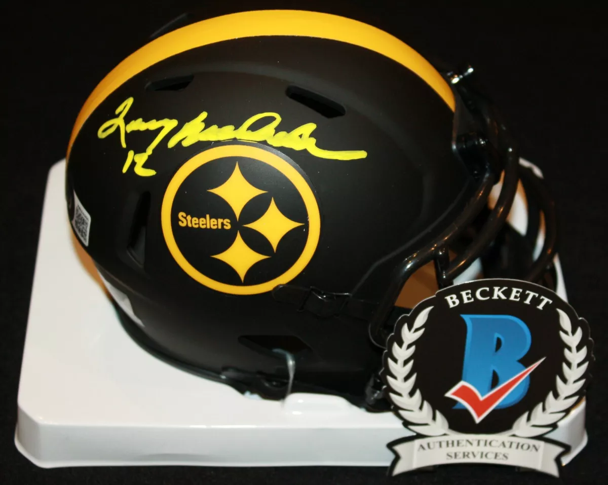 Terry Bradshaw signed Eclipse Mini Helmet Pittsburgh Steelers