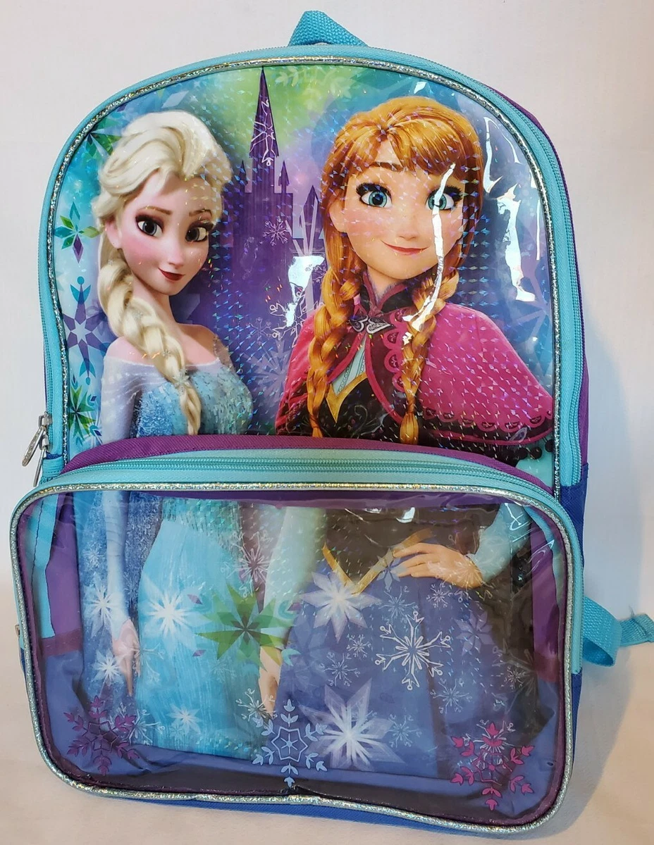 Disney Frozen 11 Mini Backpack Anna Elsa Girls w/ Purple