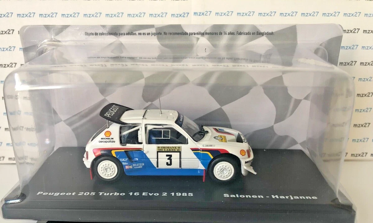 Peugeot - 205 T16 1000 Lakes Rally 1984 - Modèle Presse - 1/43 - Autos