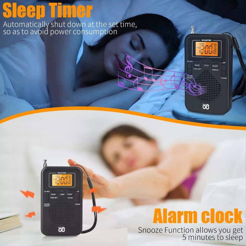 Mini Lcd Radio Battery Powered Portable • Prices