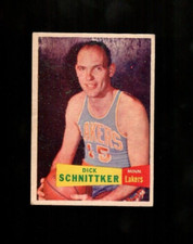 Dick Schnittker 1957-58 Topps Minnesota Lakers Basketball Card #80