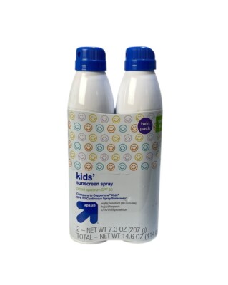 2 Pack Up & Up Kids Sunscreen Spray SPF50 Water Resist Hypoallergenic NEW
