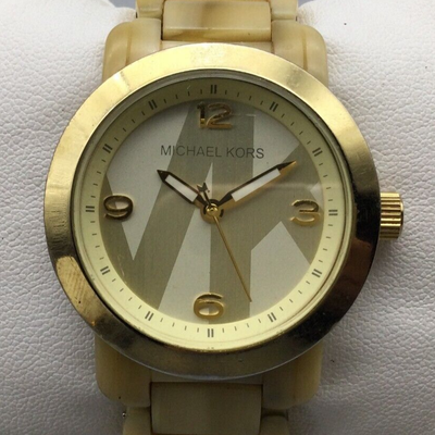 Michael Kors gold and horn watch Michael Kors Horn Watch MK5039 | eBay main image 4
