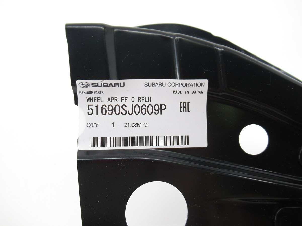 Genuine OEM Subaru 51690SJ0609P Driver LH Wheel Apron Extension