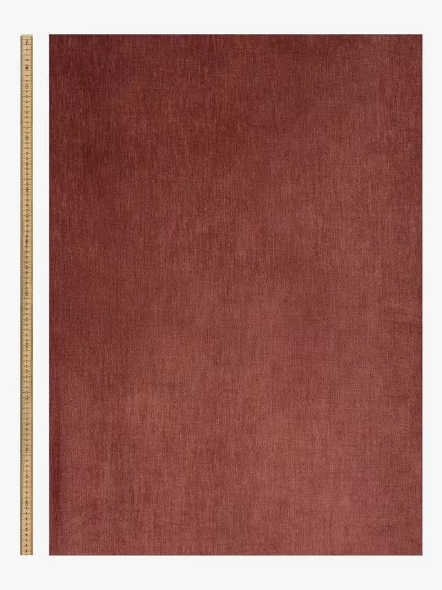 Upholstery Fabric John Lewis Plush Chenille Auburn 4.7m RRP £30m - Image 2 of 4