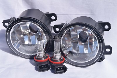 Glass Fog Driving Light Lamps w/2 Light Bulbs One Pair For 2015-2023 Renegade