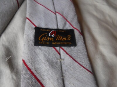 Gian Maxio Mens gray tie