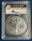 2017 American Silver Eagle PCGS MS-70 1 Of 1000 Chief Engraver Label