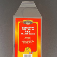 PSA Perfect Fit Sleeves Graded Card Slabs PSA Logo 50 100 200 500 1000 Full Case - Image 4
