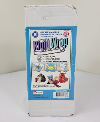 Rigid Wrap-ACTIVA 5 lb. Bulk Box of Rigid Wrap Plaster Cloth New