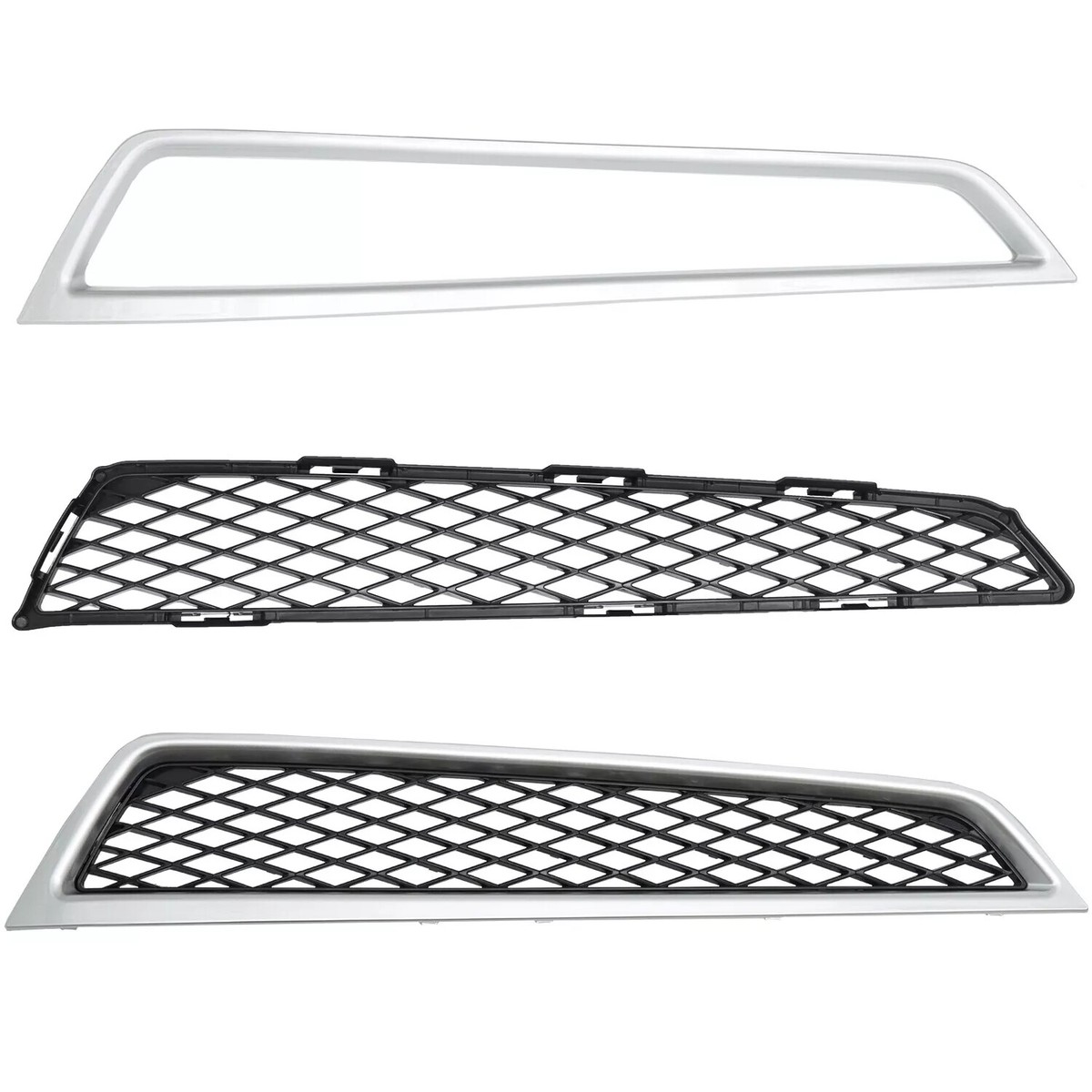 For Acura MDX 2010-2013 Front Lower Grill Mesh Trim 4PCS