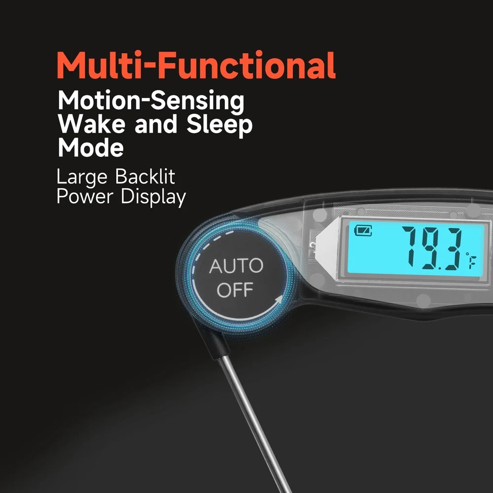 Meat Thermometer for Grill,Cooking and BBQ.Waterproof Instant Read Food Therm...