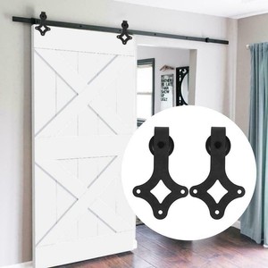 6 6 6ft Sliding Barn Door Hanging Rail Hardware Kits Track Pulleys