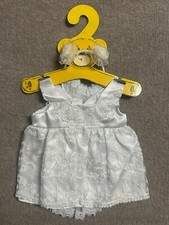 Build A Bear White Wedding Dress Ballerina Tutu Flower Dancer 1st Communion