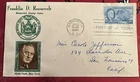 1945 FDC Franklin D Roosevelt Crosby Cachet, Washington, January 30, 1946