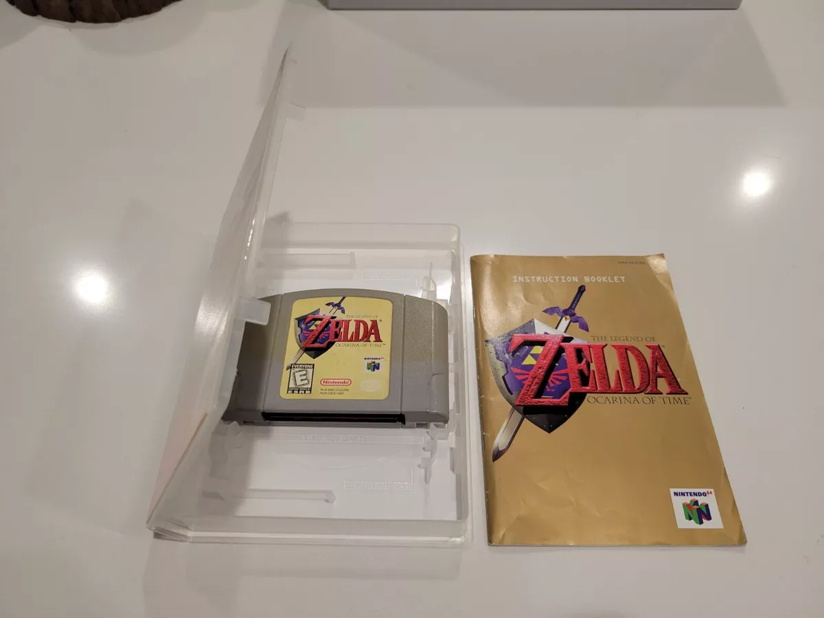 Vintage The Legend of Zelda Ocarina of Time Gold Nintendo 64 Tested  Excellent Very Clean N64 Video Game