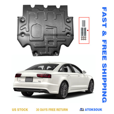 For Audi A6 Gearbox 2012-2018 Under Engine Splash Guards Front Engine Mud Flaps