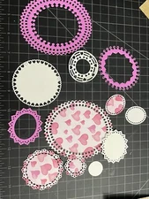 Junk Journal  Card Making Scrapbook 3D Embossed Die Cut Pages