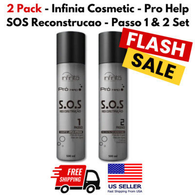 Infinia Cosmetic - Pro Help SOS Reconstrucao - Passo 1 & 2 Set