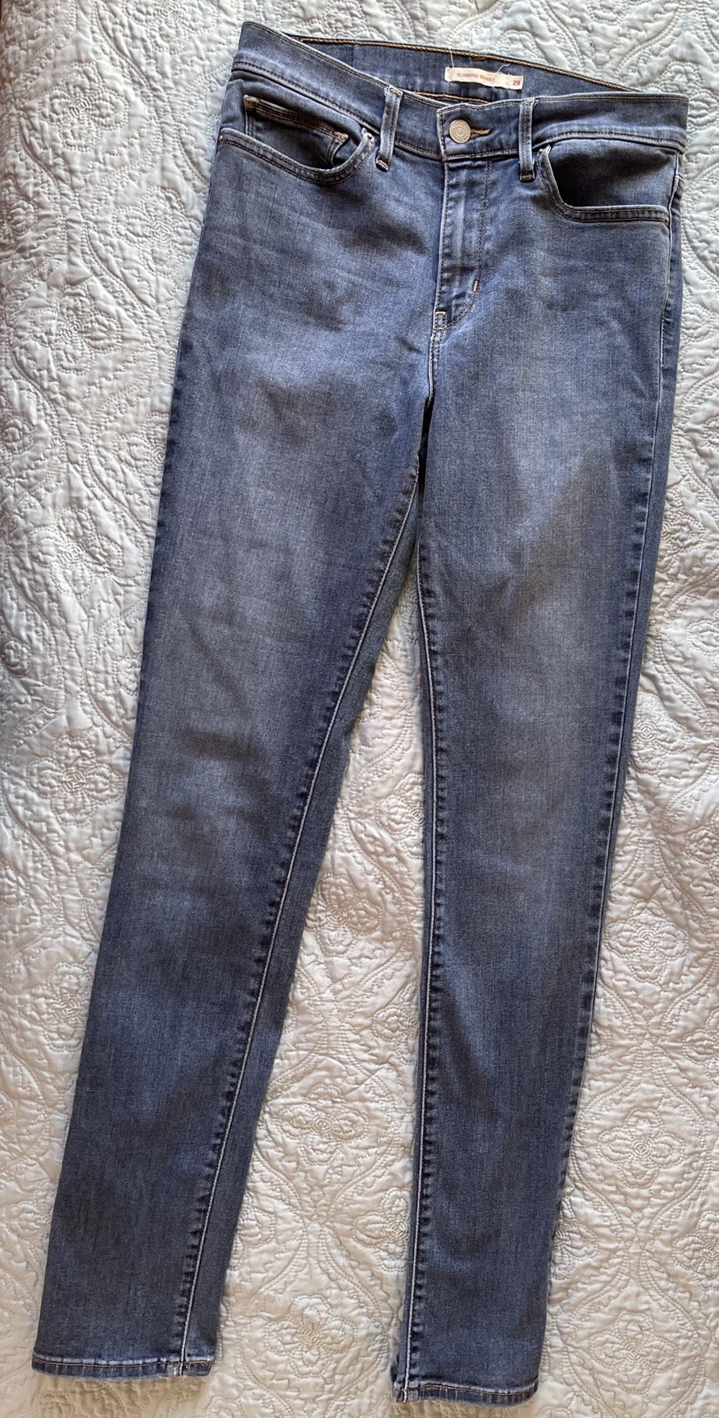 Levis Jeans Slimming Skinny Denim Women's Size 29 Mid Rise | eBay