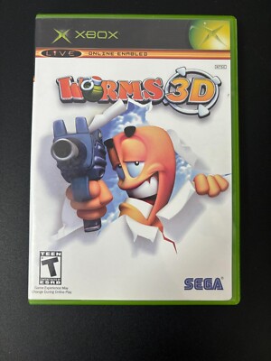 Worms 3D - Microsoft XBOX Game - Authentic CIB