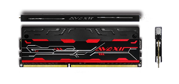 Avexir Blitz Original Dual Channel White LED 2x4GB DDR3-1866C9 1.65v Foto 3 de 4
