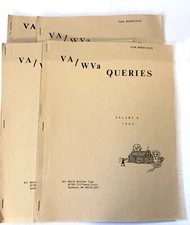 Va / WVa Queries Family History Genealogy  1988 1990 1992 1993 West Virginia