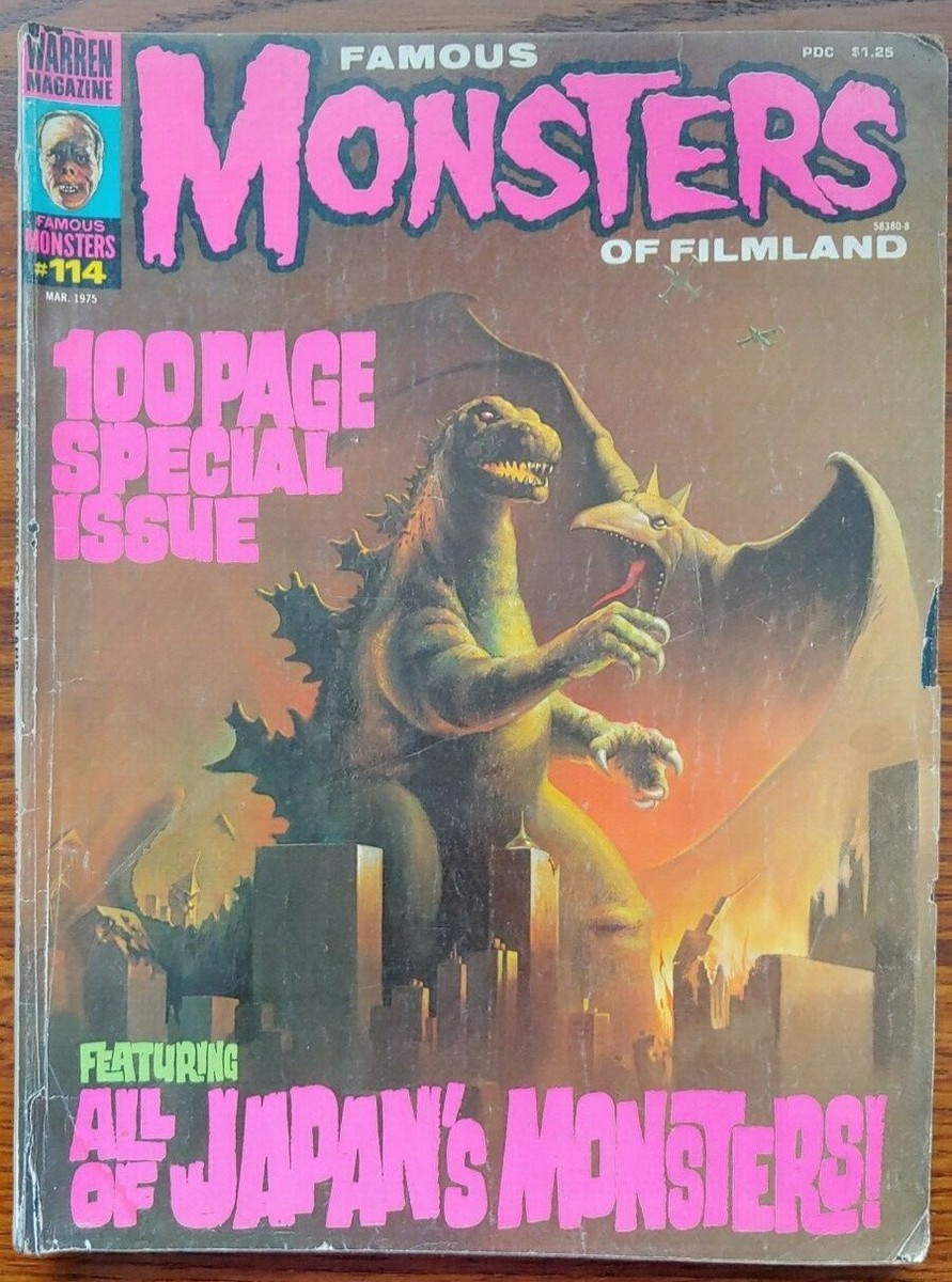【希少本】 Famous Monsters of Filmland #135 FAMOUS MONSTERS of Filmland: July 1977, No. 135 (Godzilla Vs