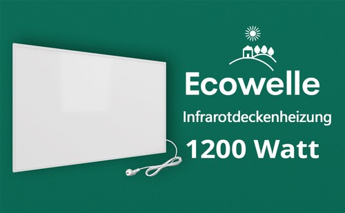 Ecowelle Deckenheizung Infrarotheizung 300-1400W Smart Thermostat APP - Bild 54 von 67