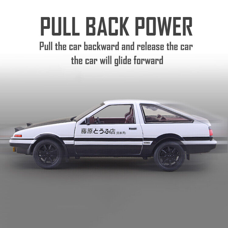 Initial D Anime Custom Classic AE 86 Trueno Car Laser Engraved 