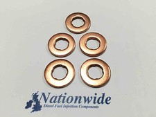 Volvo V70 III D5 2.4 Common Rail Diesel Injector Washers/Seals x 5