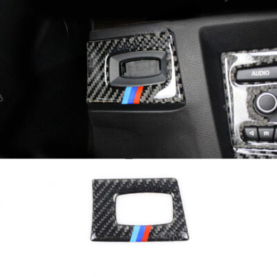 Real Carbon Fiber Key Hole Frame Trim For BMW 3 Series E90 E92 E93 2005-2012