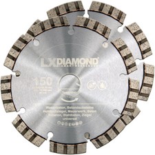 LXDIAMOND Diamantscheibe 150mm Beton passend für Bosch GNF 35 CA Mauernutfräse
