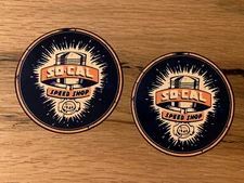 2x So Cal Sticker Speed Tuning Shop Retro Vintage Hot Rod Salt Lake Flat #653