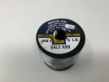 Malin Co MS20995C41 Galv Annl 0.041 Diameter Safety Wire - 5 lb 