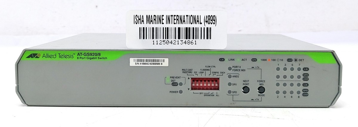 2台セット 新品未使用 Allied Telesis AT-GS920/8 Amazon | アライドテレシス AT-GS920/8PS 3807R | Allied Telesis