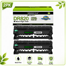 2PK DR820 Drum Unit Replacement For Brother MFC-L5850DW L5900DW HL-L6200DW