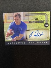 2016 Sage Collectibles Football HIT RC Auto A8 Joe Schobert
