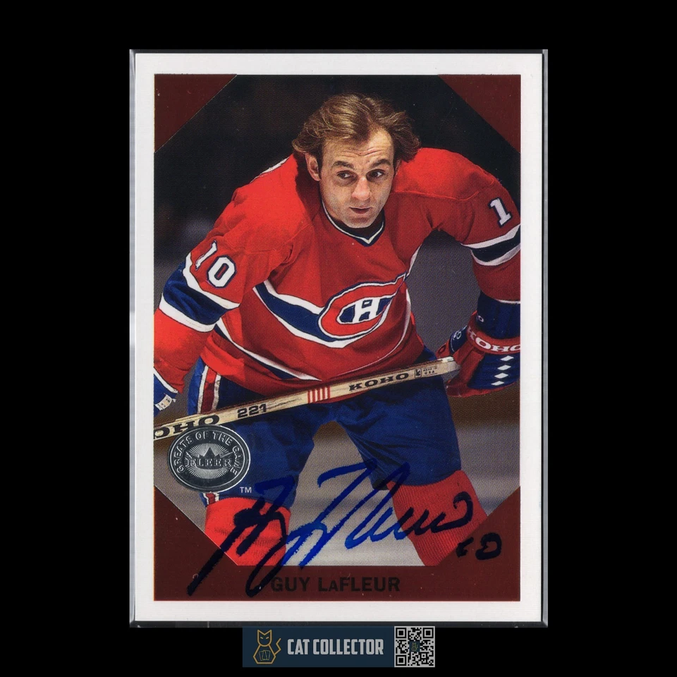 2001-02 Fleer Greats of the game GUY LAFLEUR #5 Auto - Montreal Canadiens - Image 4 of 4