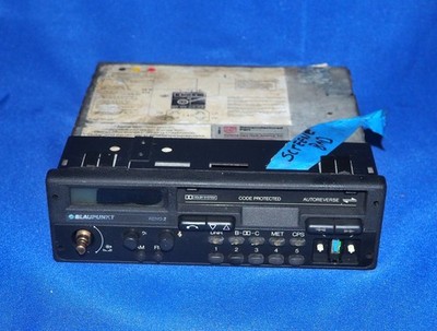 Blaupunkt Reno 2 Radio Empfänger Head Unit OEM Für Porsche Blau Screen